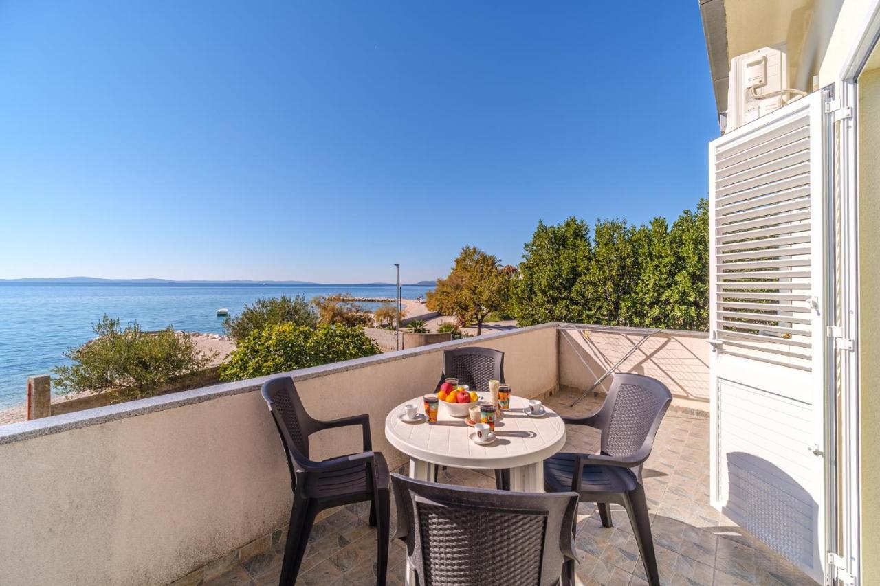 Beach Paradise Apartments Podstrana Bagian luar foto