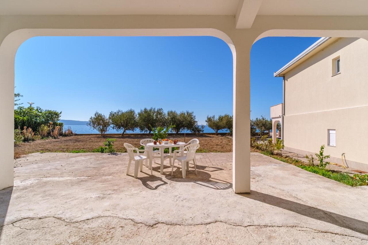 Beach Paradise Apartments Podstrana Bagian luar foto