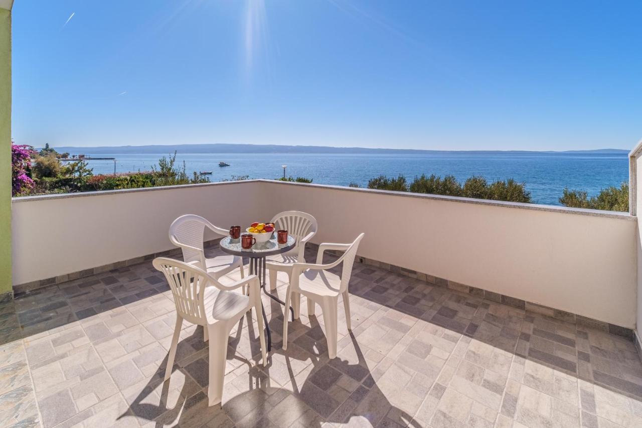 Beach Paradise Apartments Podstrana Bagian luar foto