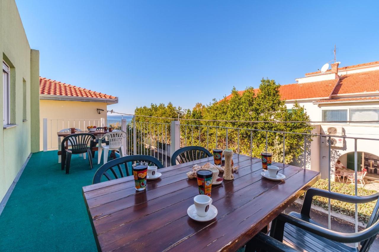 Beach Paradise Apartments Podstrana Bagian luar foto