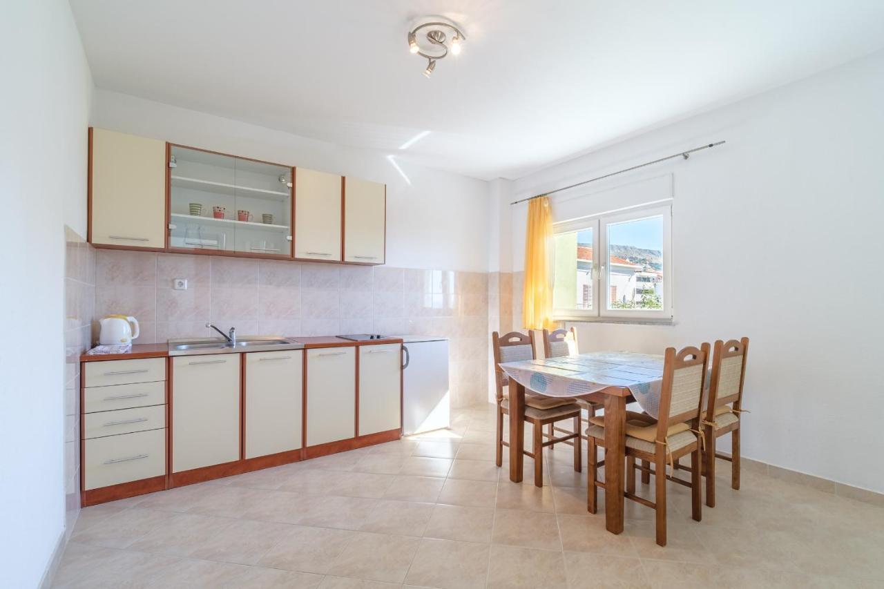 Beach Paradise Apartments Podstrana Bagian luar foto