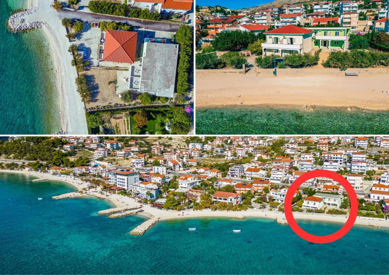 Beach Paradise Apartments Podstrana Bagian luar foto
